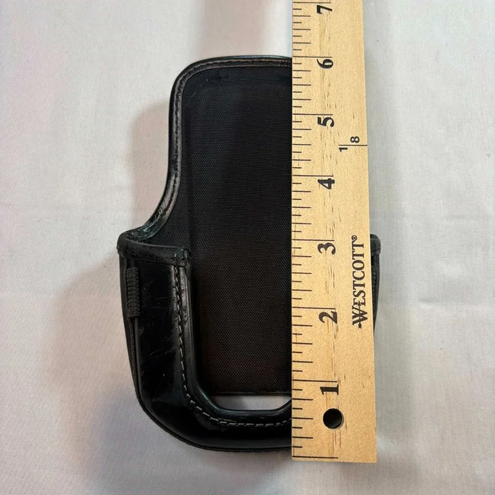 Premium Leather Scanner Holster Belt Clip Pouch For Zebra TC51 TC52 TC56 TC57